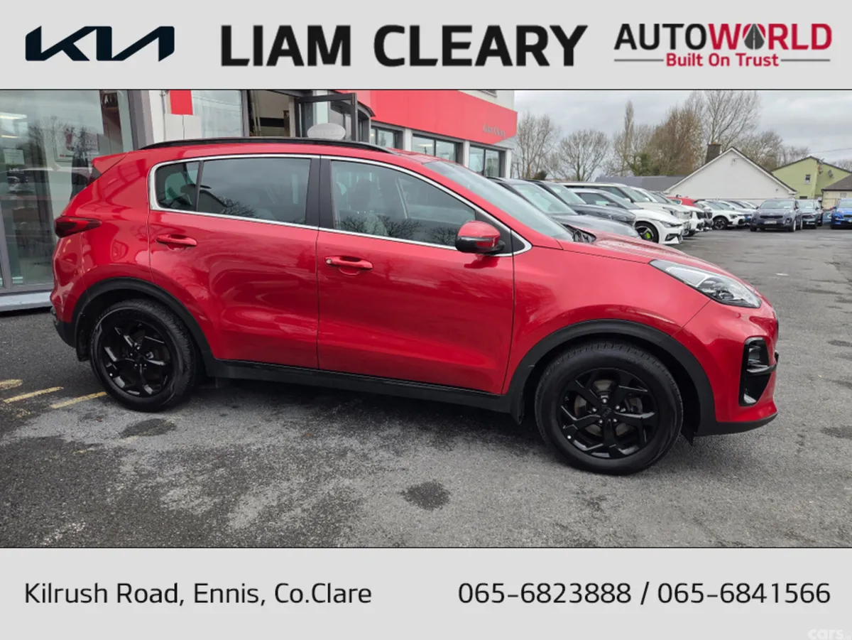 Kia Sportage MPV, Diesel Hybrid, 2021, Red