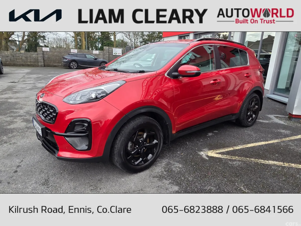 Kia Sportage MPV, Diesel Hybrid, 2021, Red