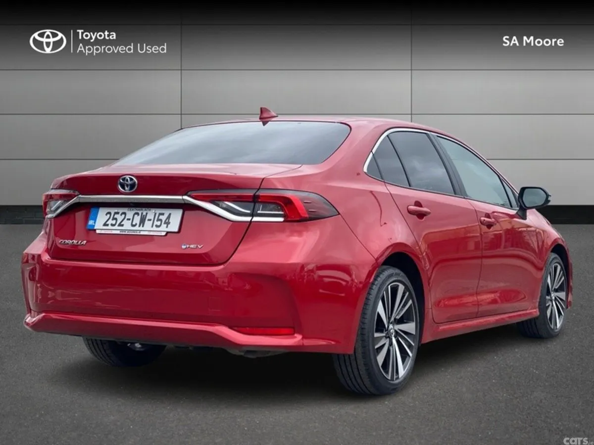 Toyota Corolla Saloon, Petrol Hybrid, 2025, Red