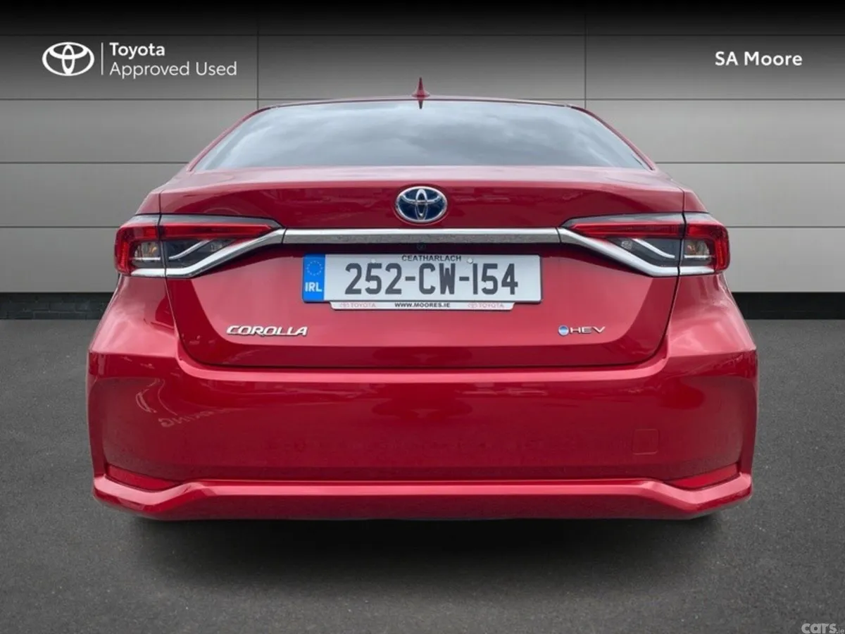 Toyota Corolla Saloon, Petrol Hybrid, 2025, Red