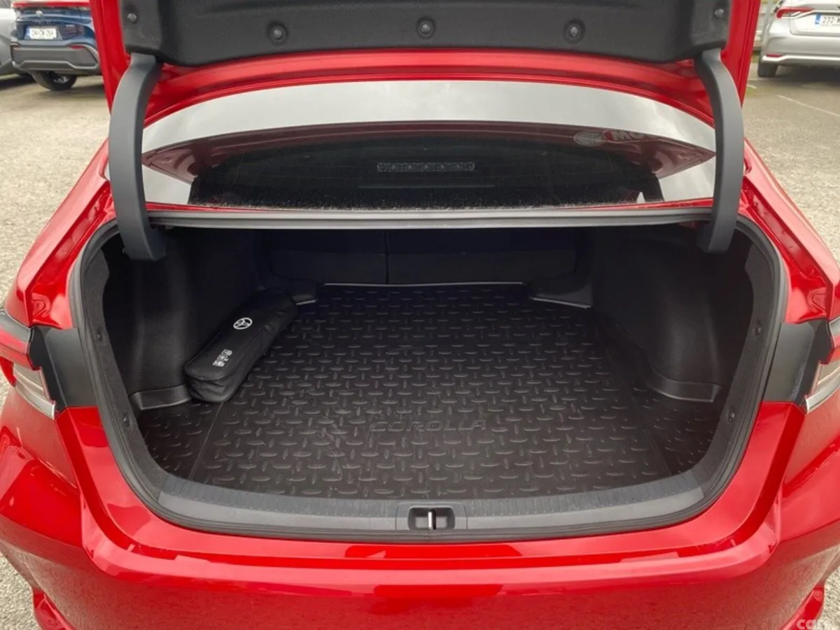 Toyota Corolla Saloon, Petrol Hybrid, 2025, Red