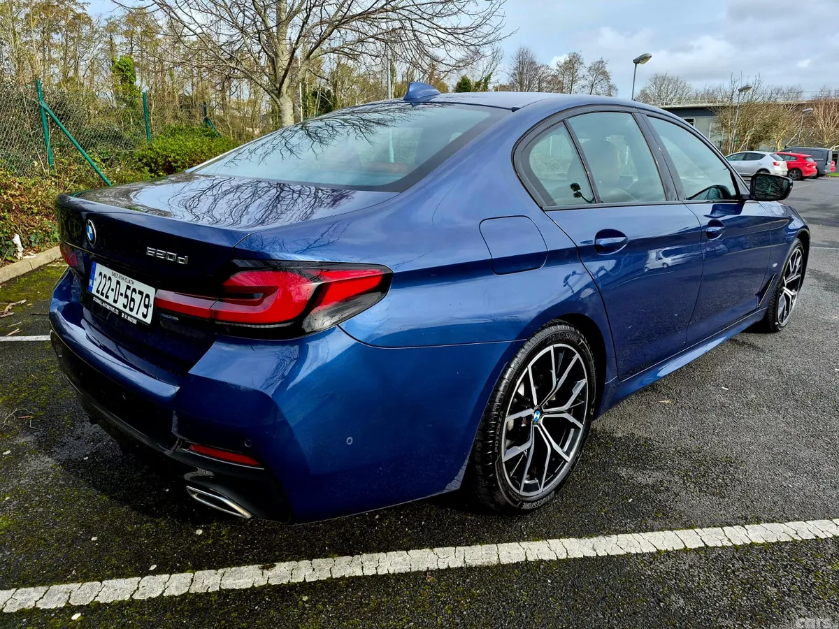 BMW 5-Series Saloon, Diesel, 2022, Blue