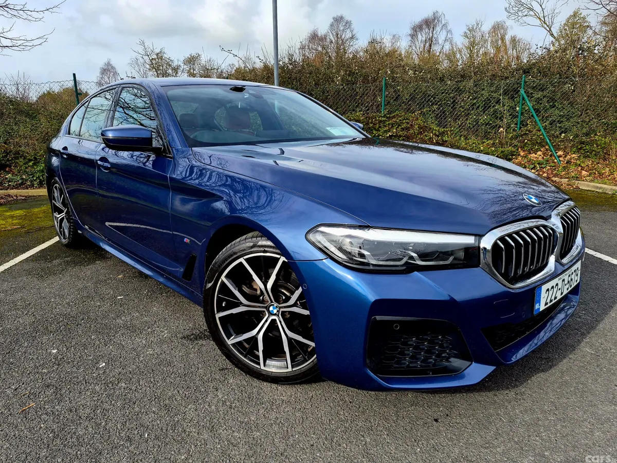 BMW 5-Series Saloon, Diesel, 2022, Blue