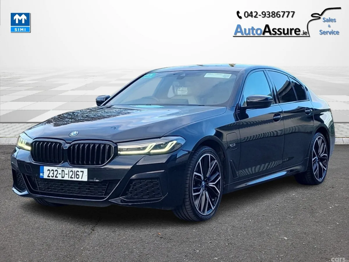 BMW 5-Series Saloon, Petrol Plug-in Hybrid, 2023, Black
