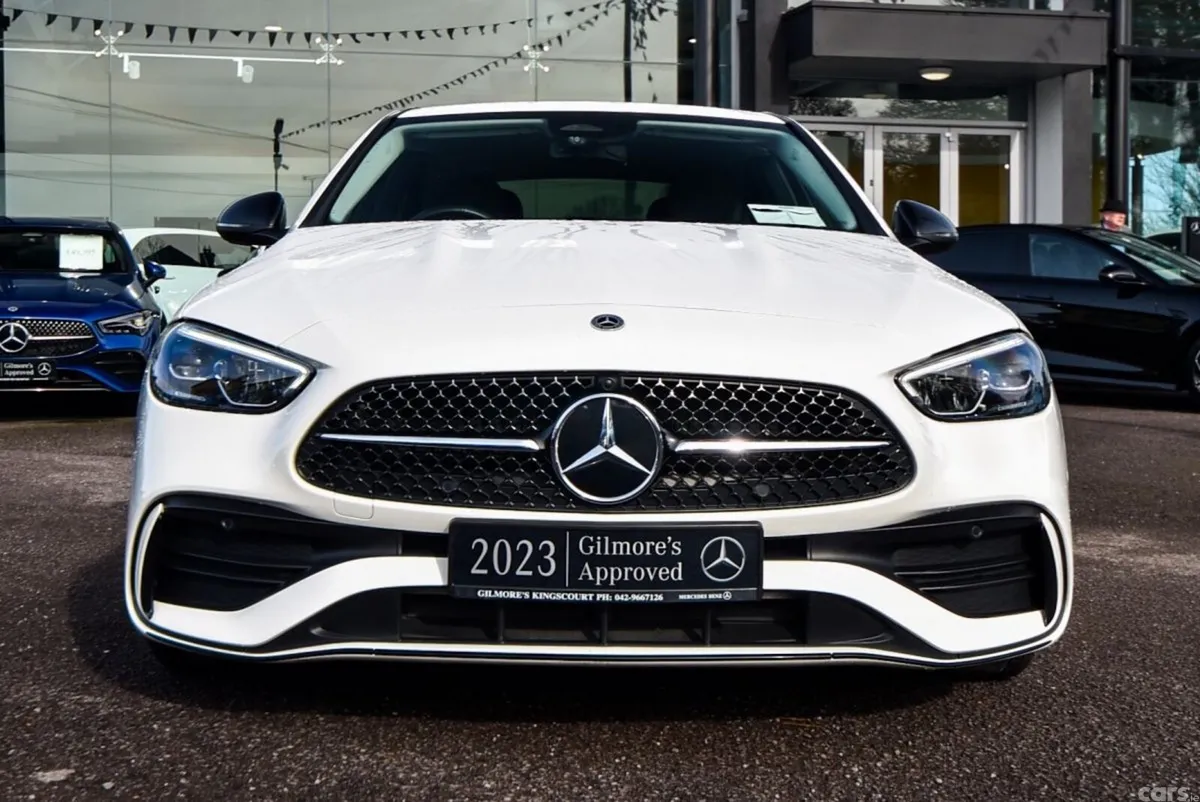 Mercedes-Benz C-Class Saloon, Diesel Hybrid, 2023, White