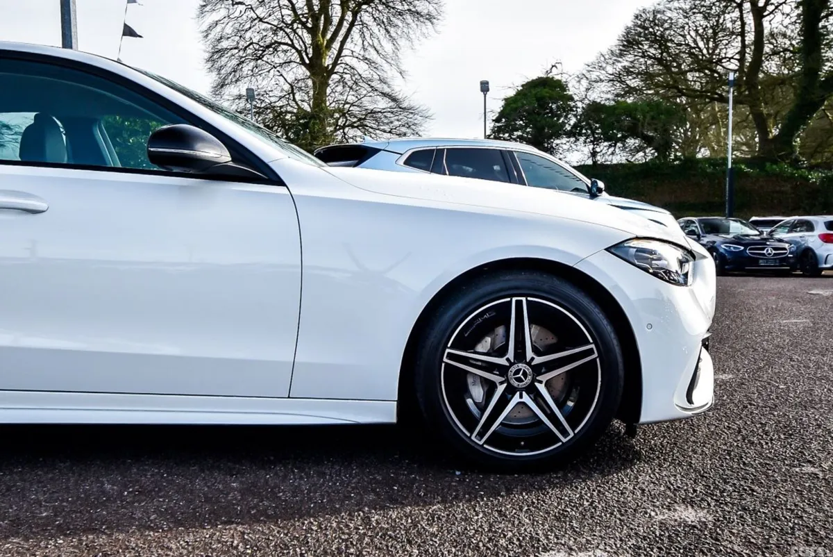 Mercedes-Benz C-Class Saloon, Diesel Hybrid, 2023, White