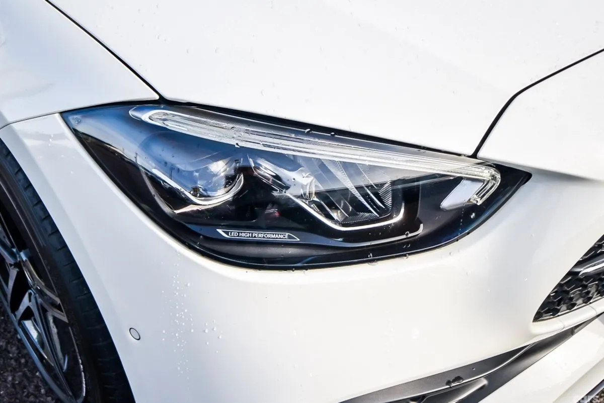 Mercedes-Benz C-Class Saloon, Diesel Hybrid, 2023, White