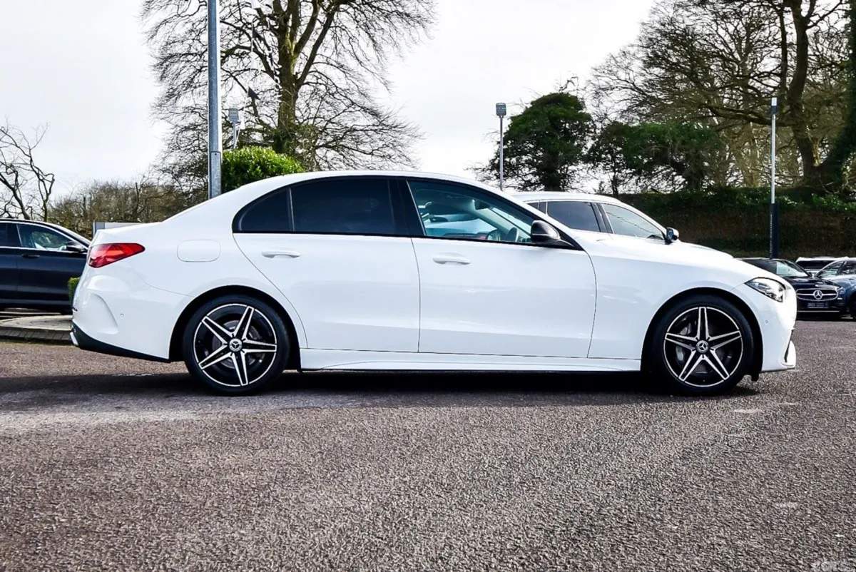 Mercedes-Benz C-Class Saloon, Diesel Hybrid, 2023, White