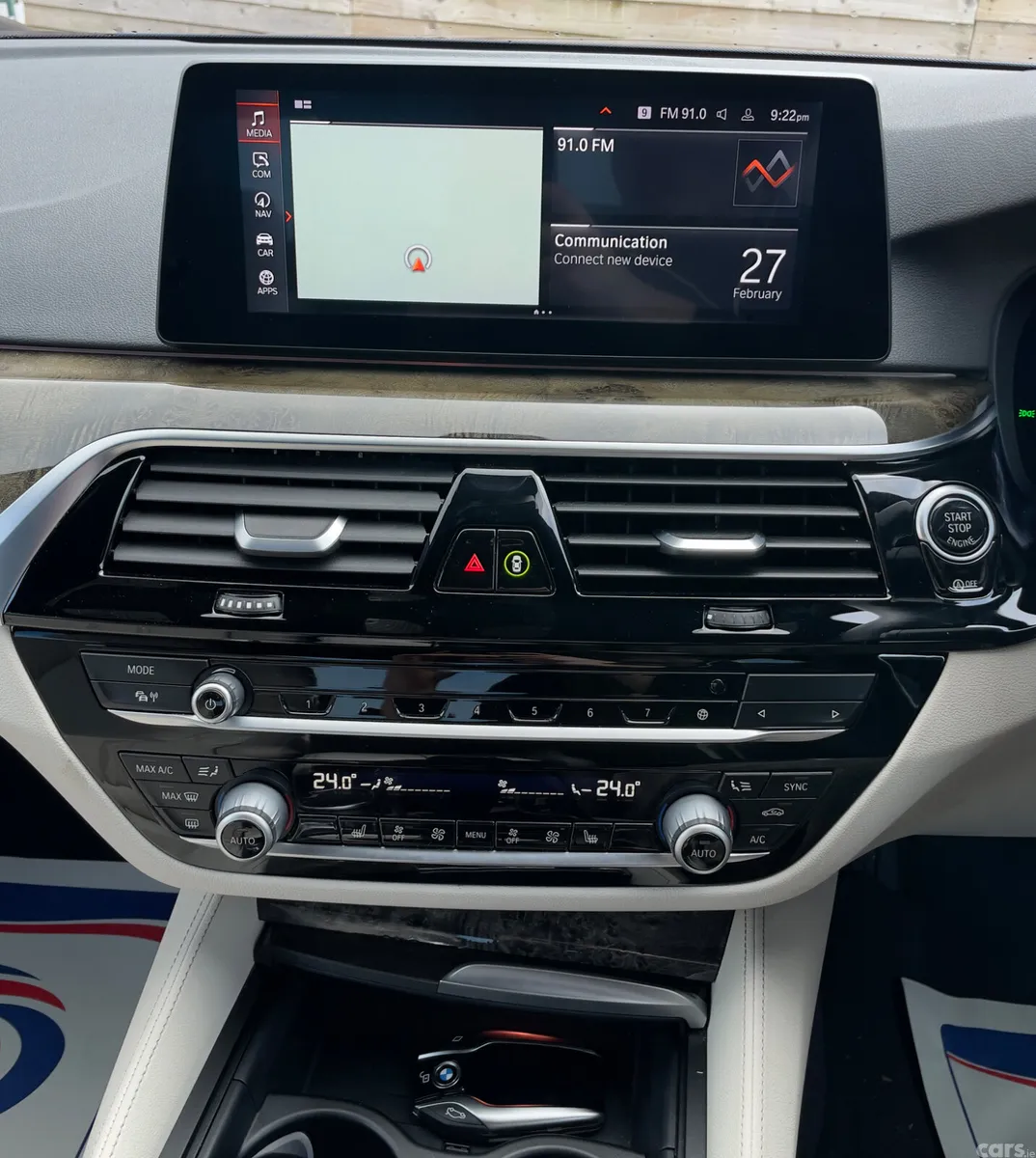 BMW 5-Series Saloon, Diesel, 2020, Blue