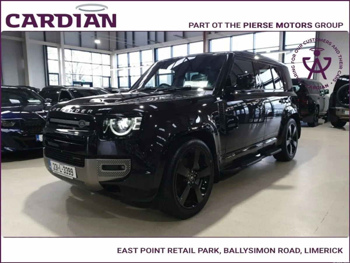 Land Rover Defender SUV, Petrol Plug-in Hybrid, 2023, Black