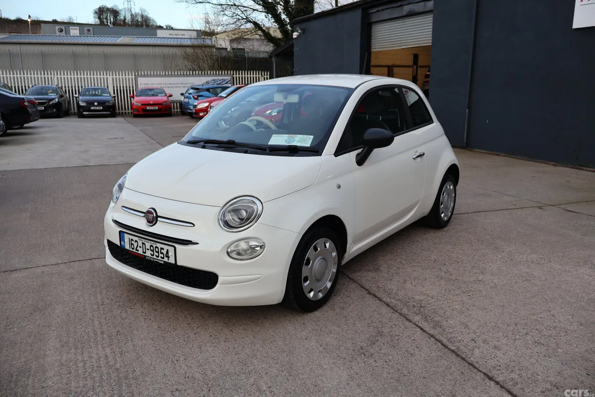 Fiat 500 Hatchback, Petrol, 2016, White