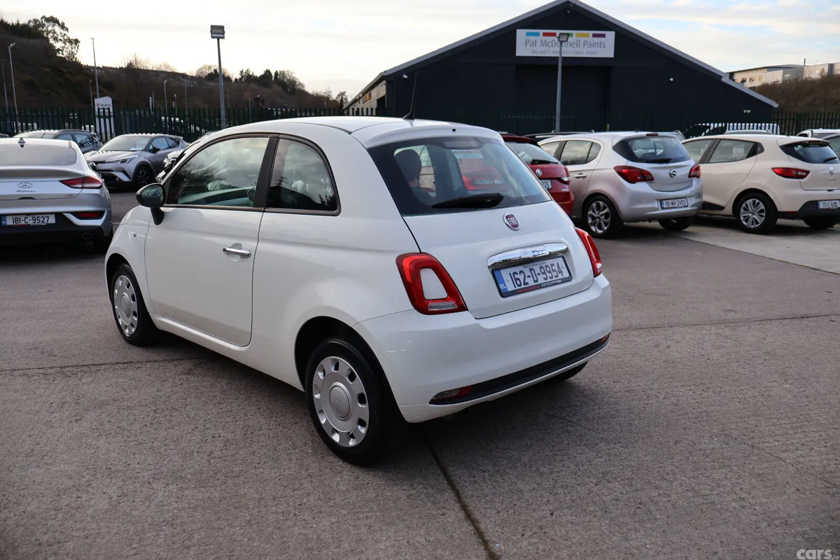 Fiat 500 Hatchback, Petrol, 2016, White