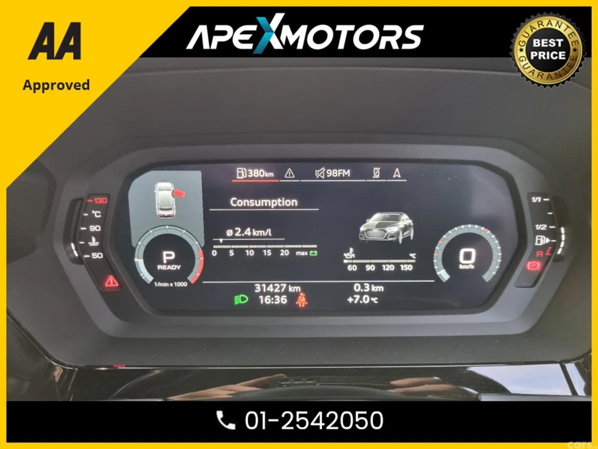 Audi A3 Saloon, Petrol, 2022, White