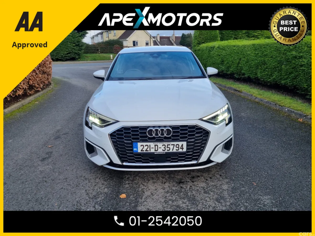Audi A3 Saloon, Petrol, 2022, White