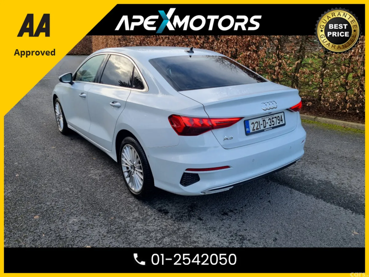 Audi A3 Saloon, Petrol, 2022, White
