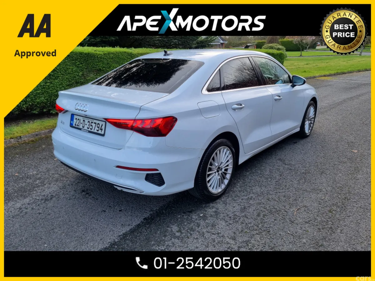 Audi A3 Saloon, Petrol, 2022, White