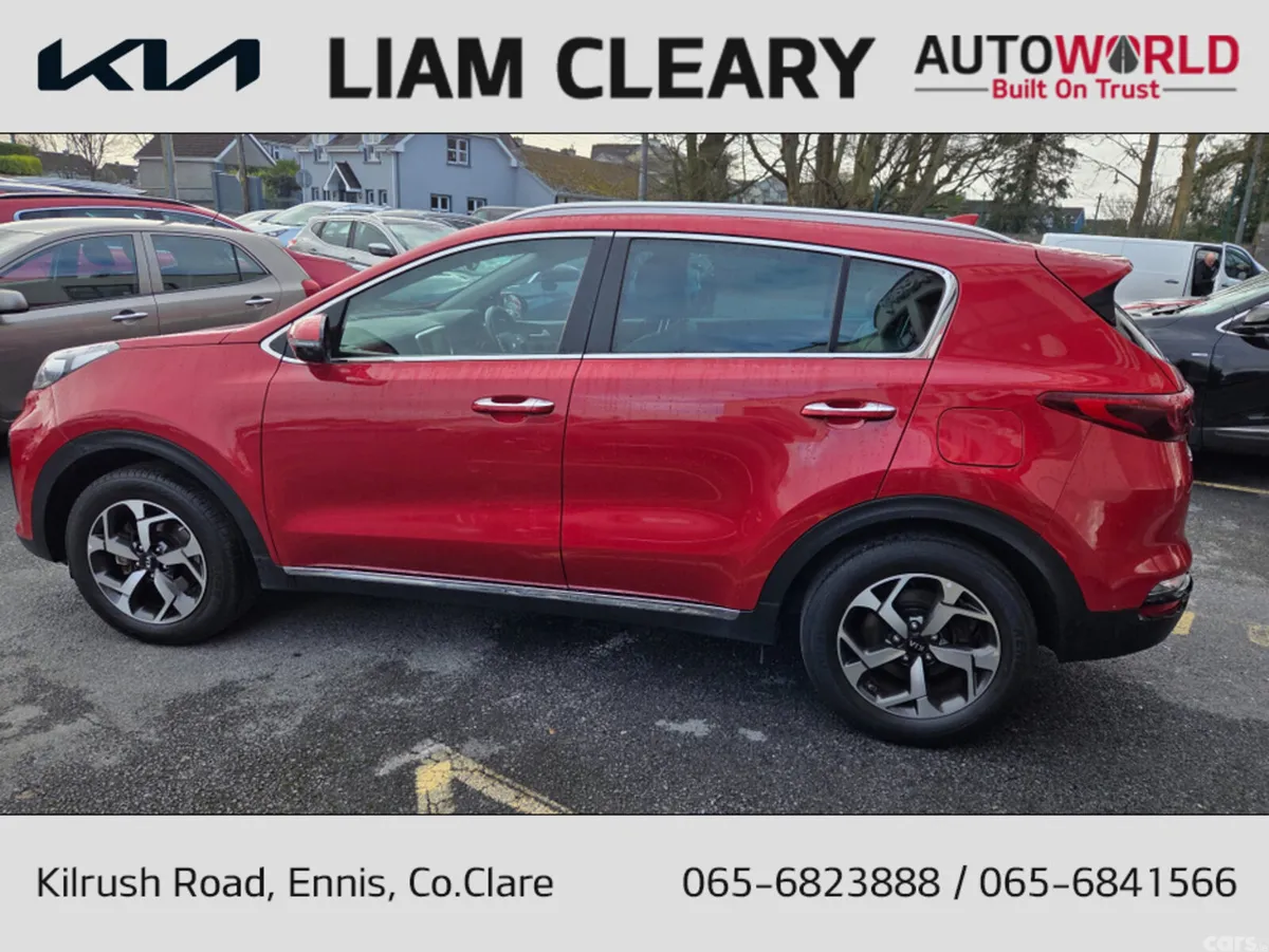 Kia Sportage MPV, Diesel Hybrid, 2020, Red