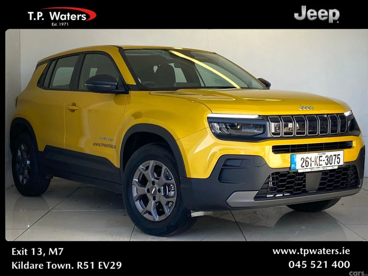 Jeep Avenger Hatchback, Petrol Hybrid, 2026, Yellow