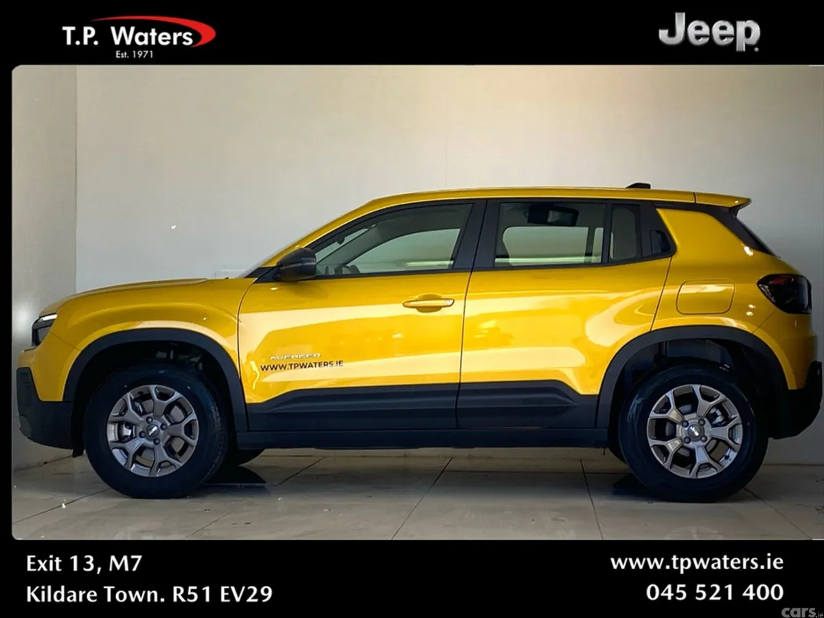 Jeep Avenger Hatchback, Petrol Hybrid, 2026, Yellow