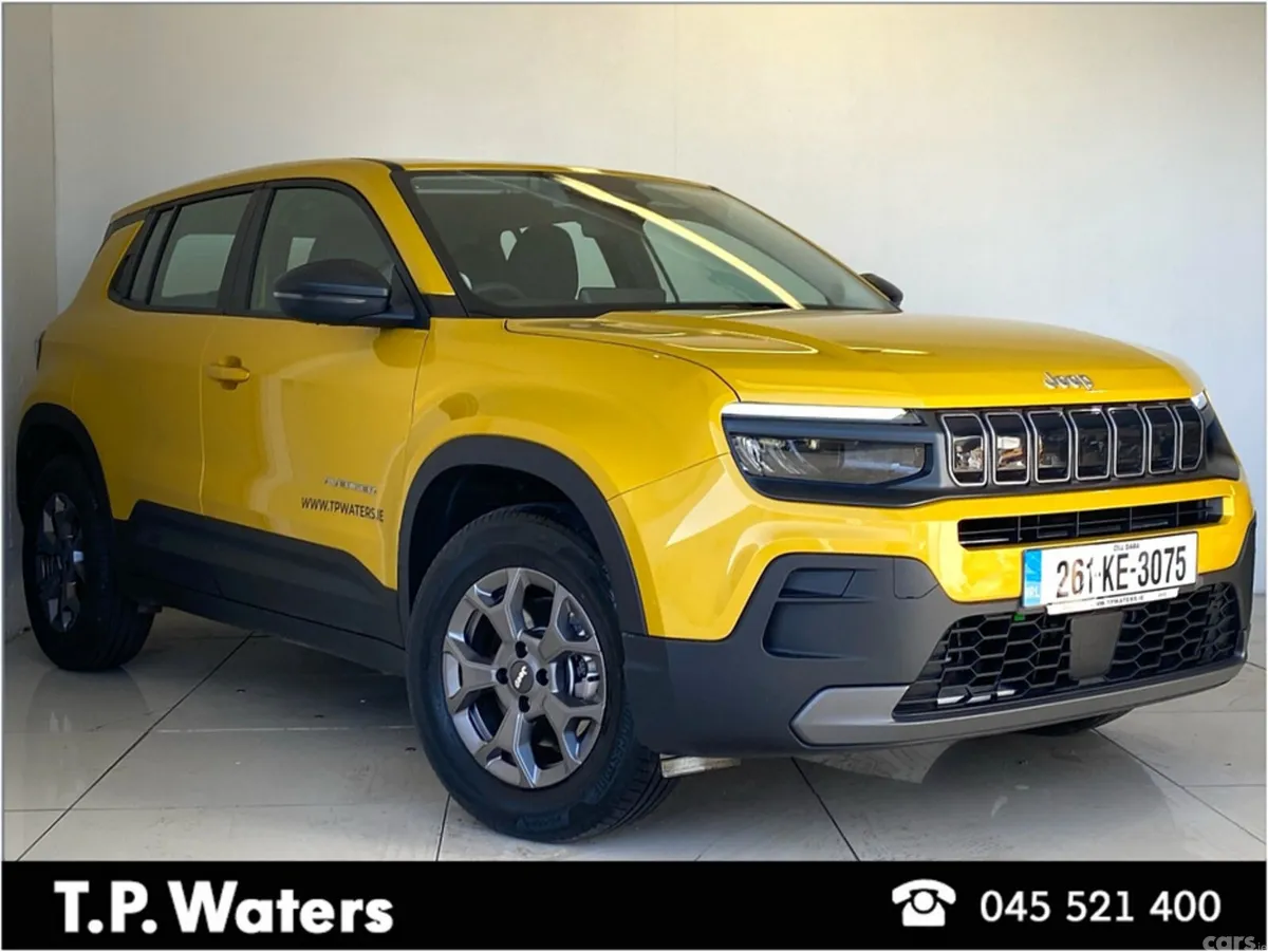Jeep Avenger Hatchback, Petrol Hybrid, 2026, Yellow