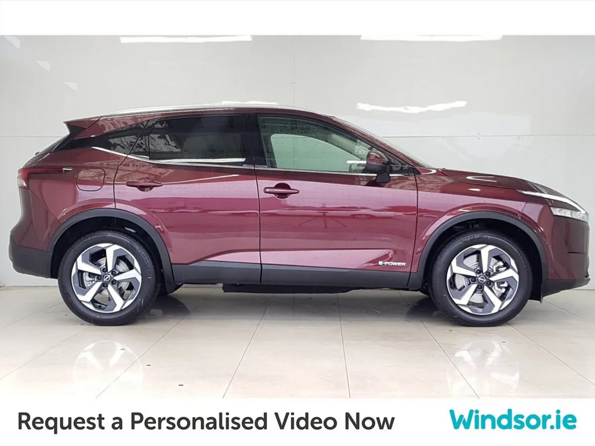Nissan Qashqai SUV, Petrol Hybrid, 2023, Red