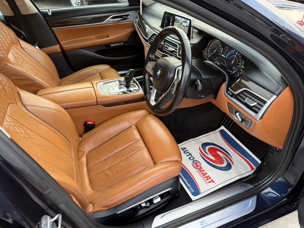 BMW 7-Series Saloon, Petrol Plug-in Hybrid, 2016, Blue