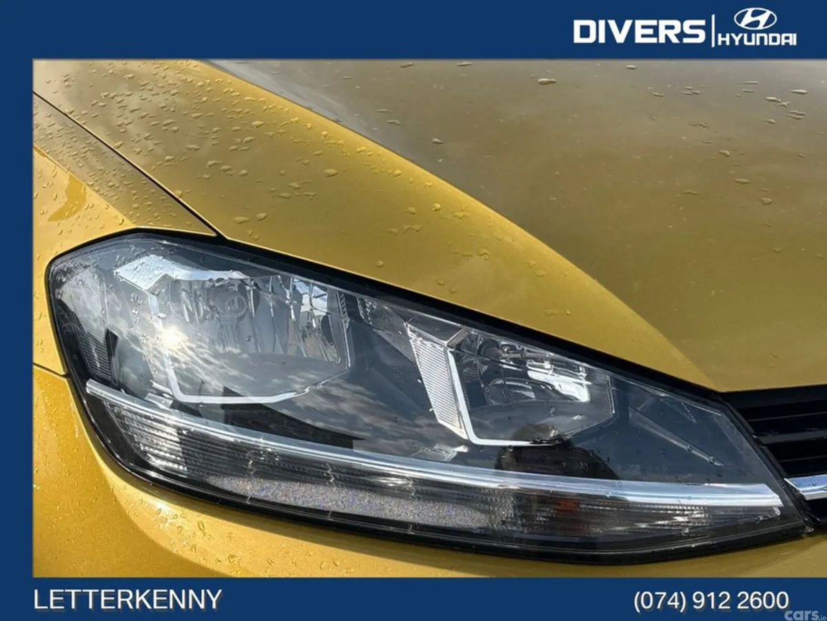 Volkswagen Golf Estate, Diesel, 2018, Yellow