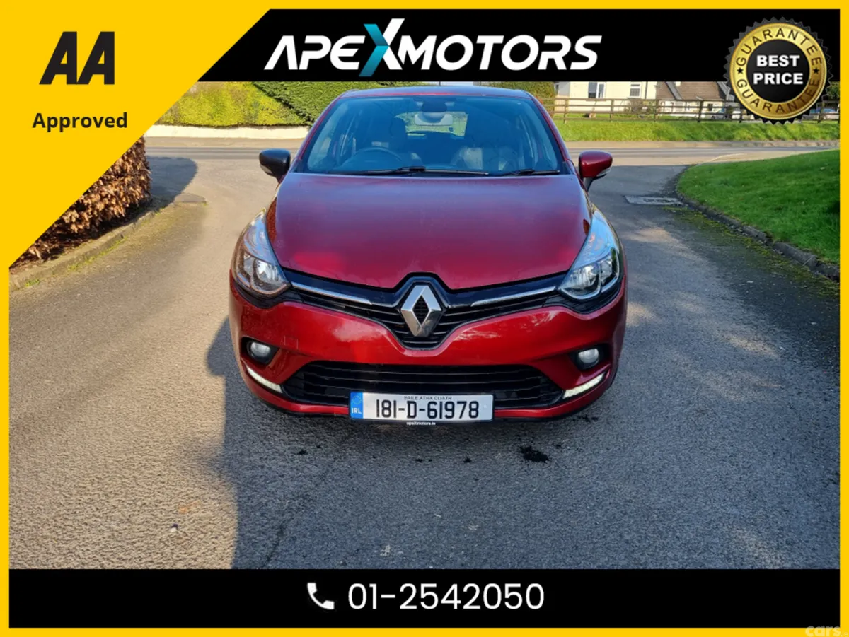 Renault Clio Hatchback, Petrol, 2018, Red