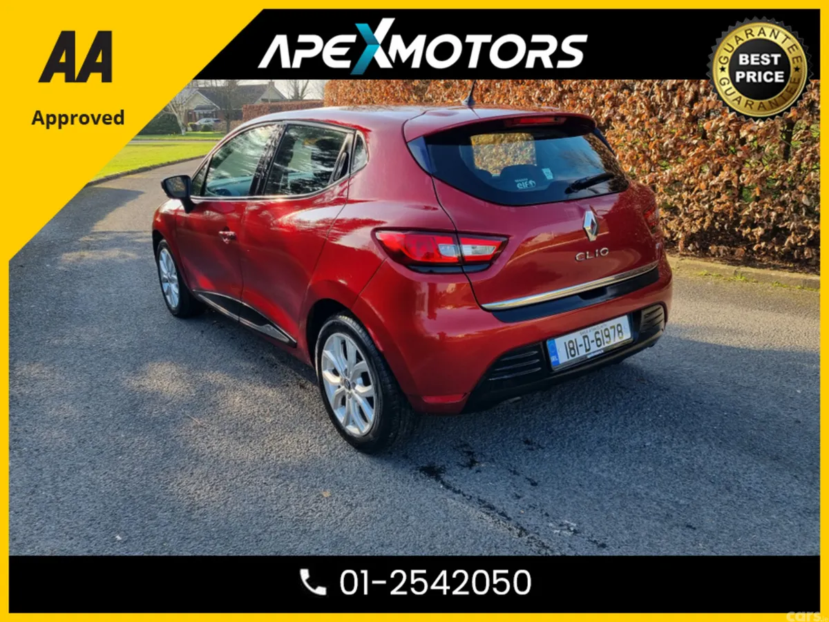 Renault Clio Hatchback, Petrol, 2018, Red