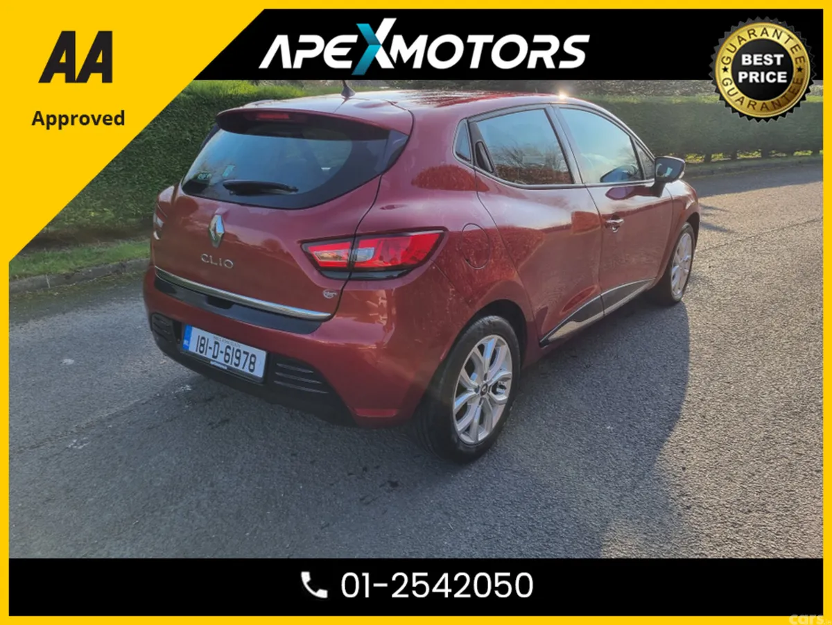 Renault Clio Hatchback, Petrol, 2018, Red