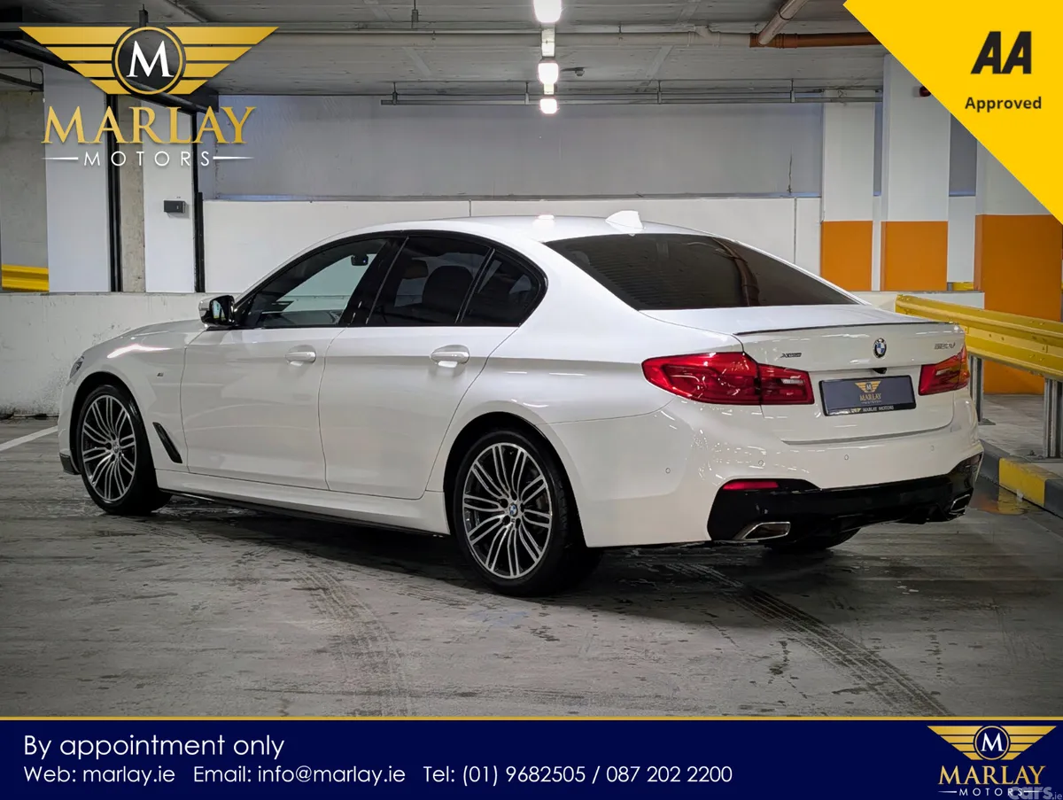 BMW 5-Series Saloon, Diesel, 2020, White