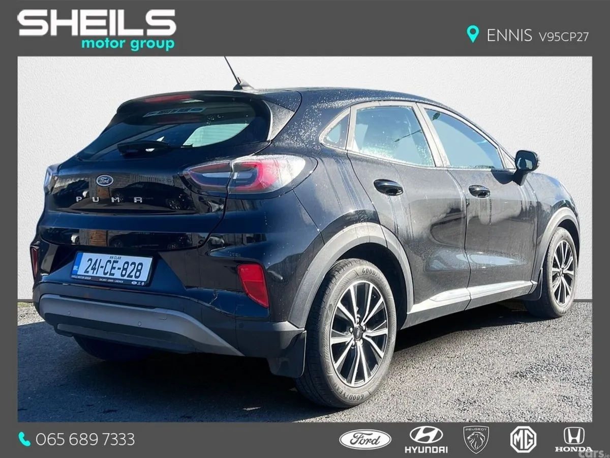 Ford Puma SUV, Petrol Hybrid, 2024, Black