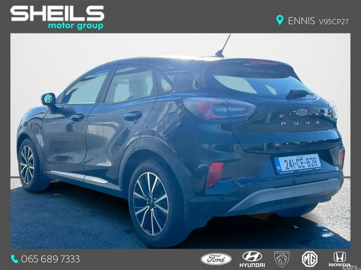 Ford Puma SUV, Petrol Hybrid, 2024, Black