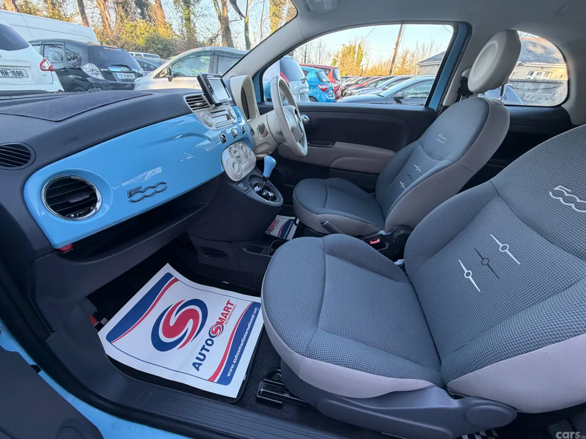 Fiat 500 Hatchback, Petrol, 2015, Blue