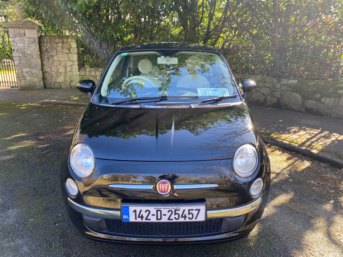 Fiat 500 Hatchback, Petrol, 2014, Black