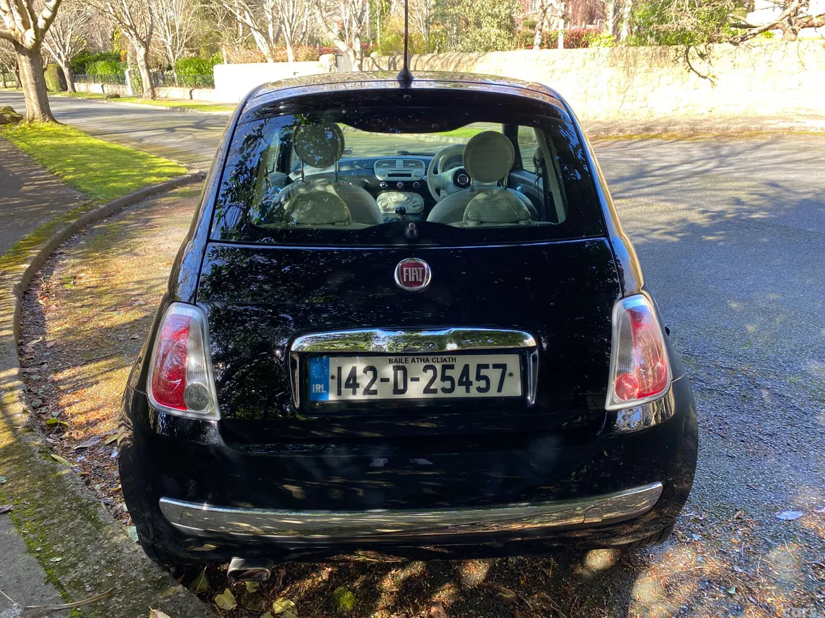 Fiat 500 Hatchback, Petrol, 2014, Black