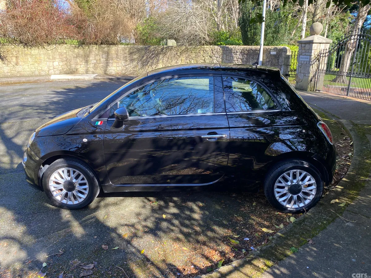 Fiat 500 Hatchback, Petrol, 2014, Black
