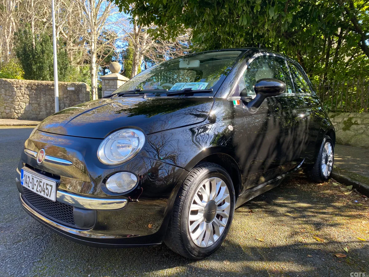 Fiat 500 Hatchback, Petrol, 2014, Black