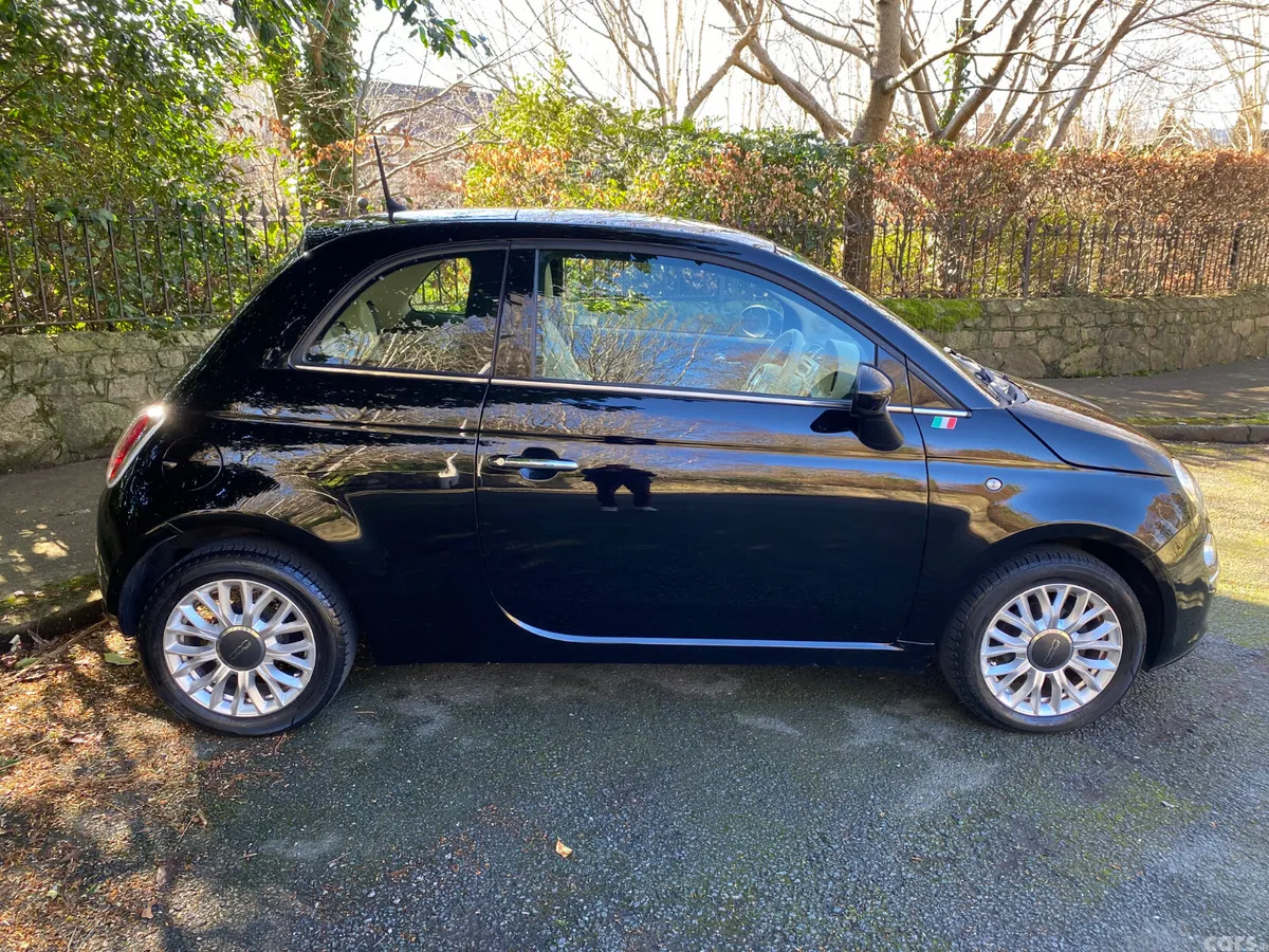 Fiat 500 Hatchback, Petrol, 2014, Black