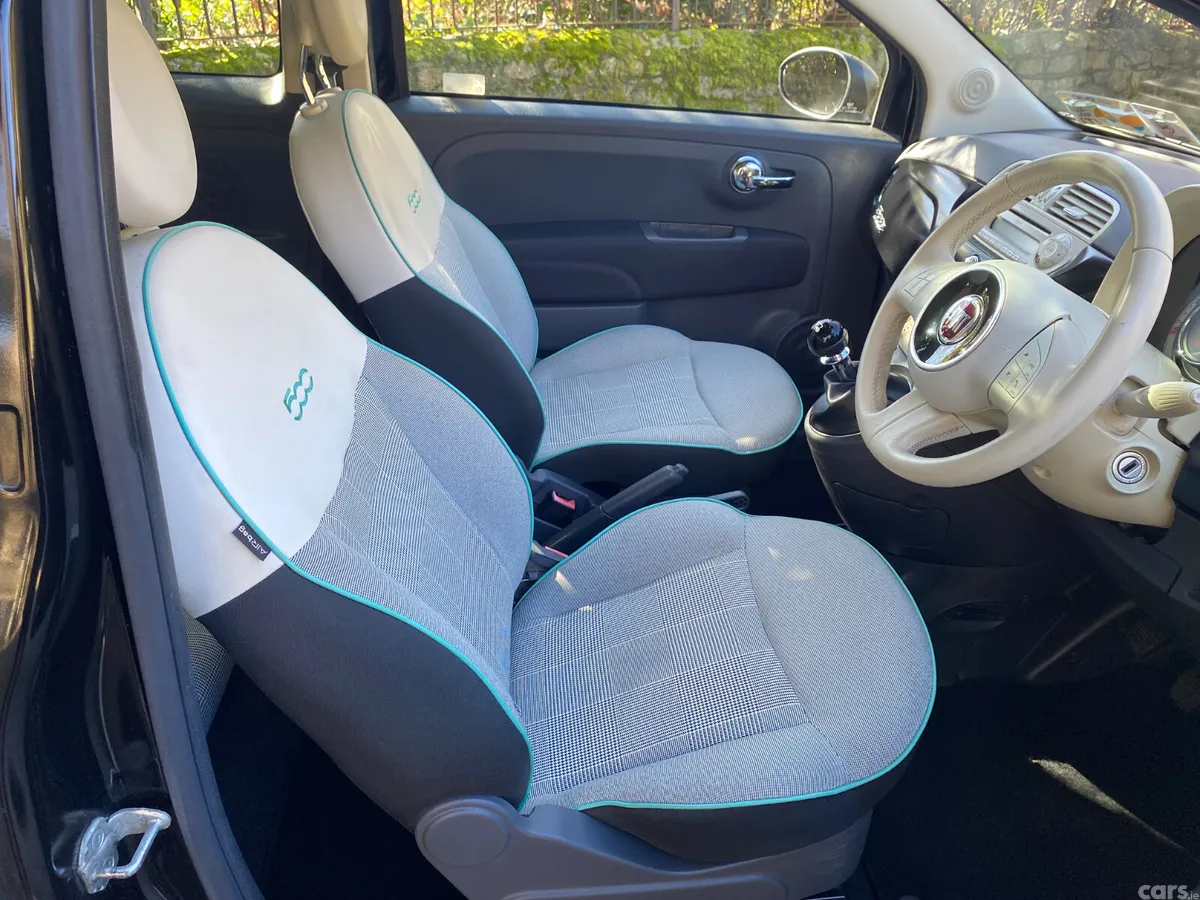 Fiat 500 Hatchback, Petrol, 2014, Black