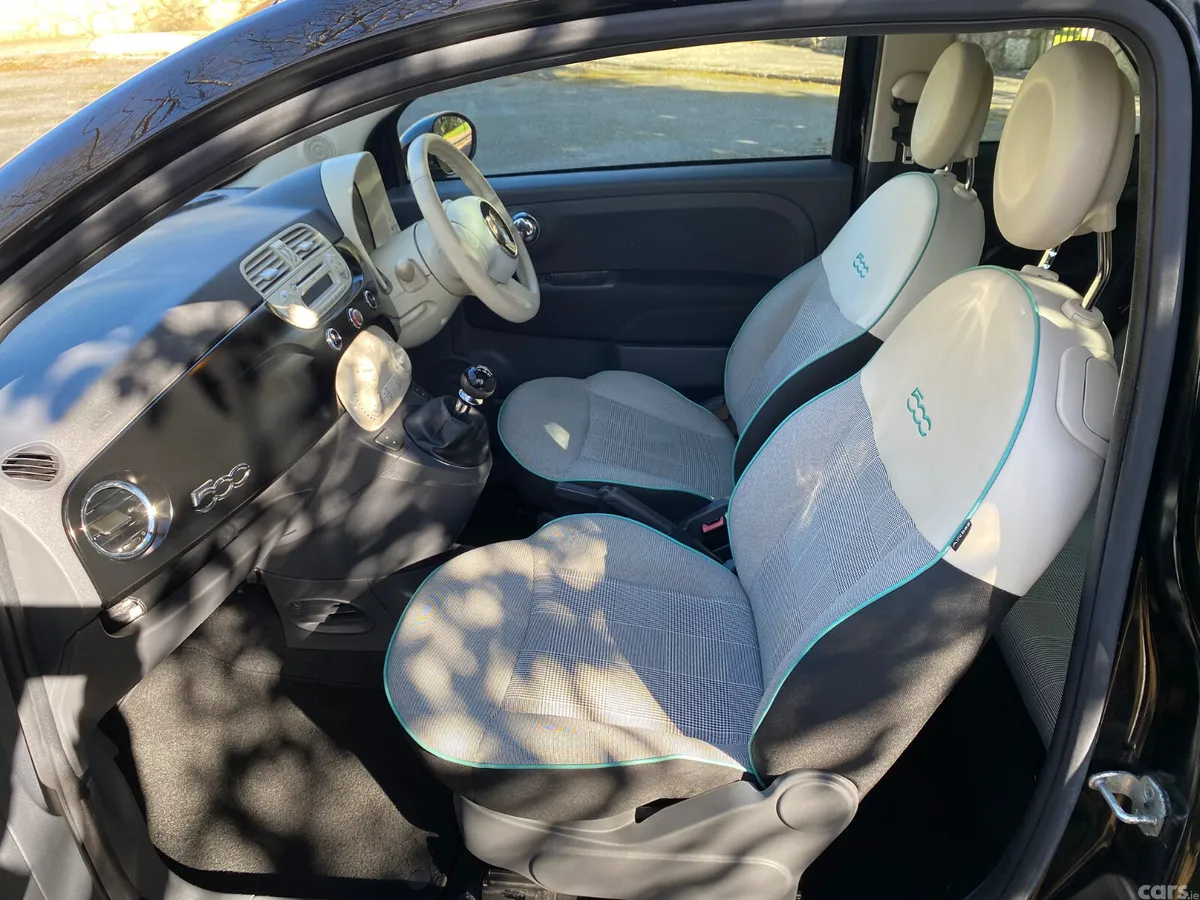 Fiat 500 Hatchback, Petrol, 2014, Black