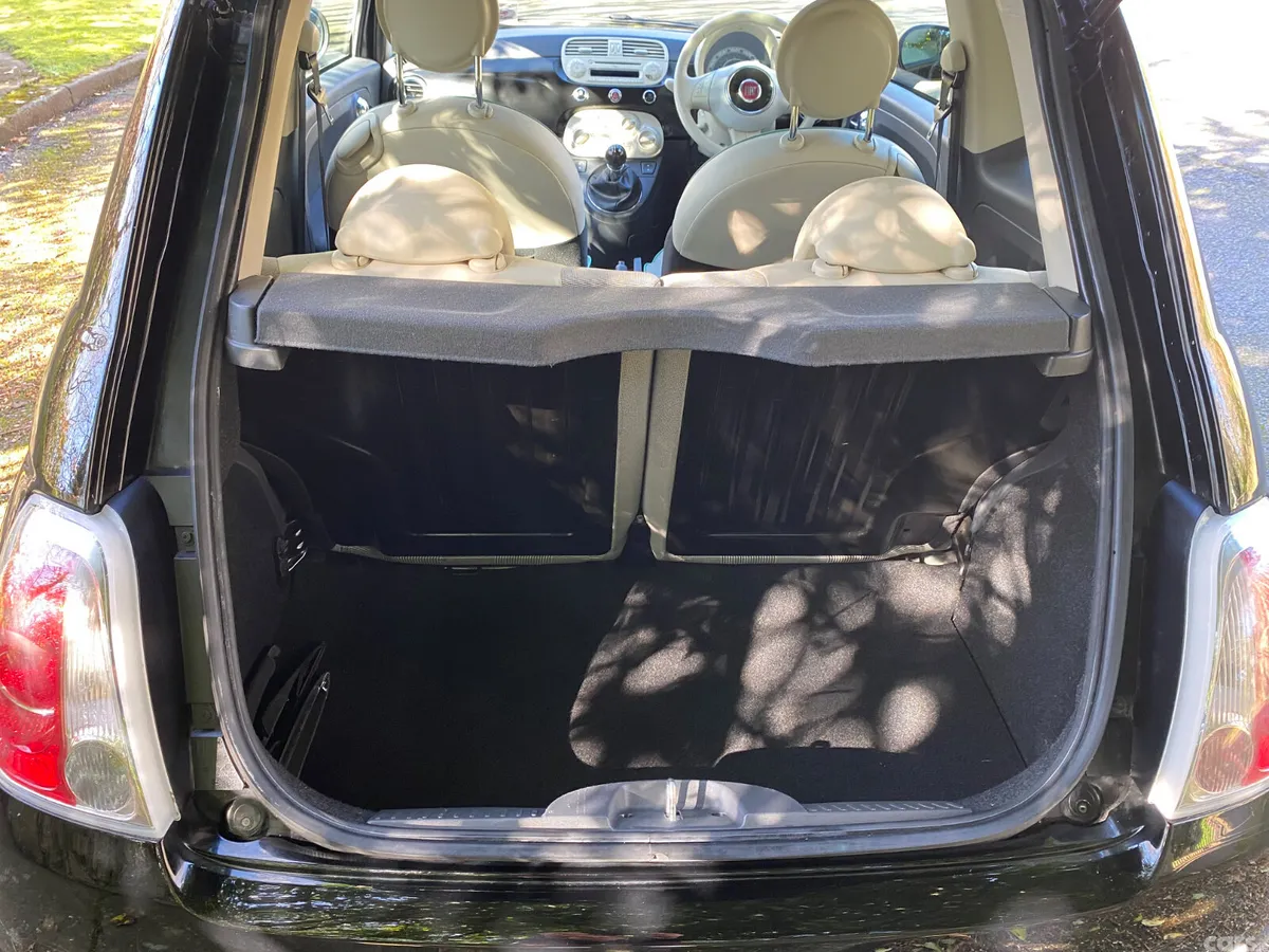 Fiat 500 Hatchback, Petrol, 2014, Black