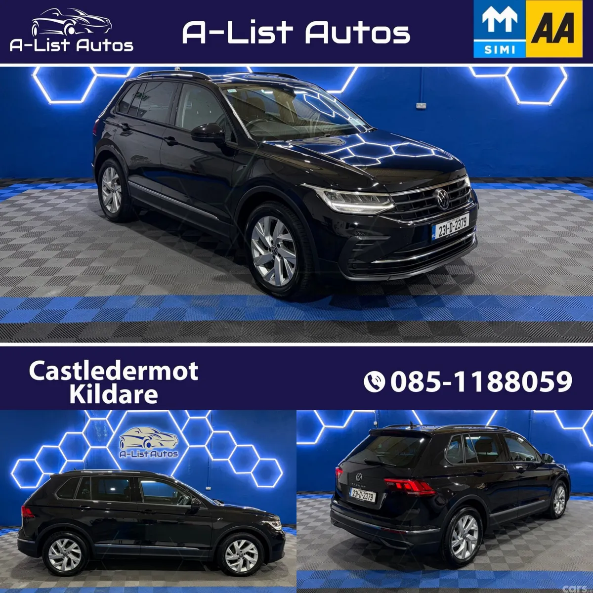 Volkswagen Tiguan SUV, Diesel, 2023, Black
