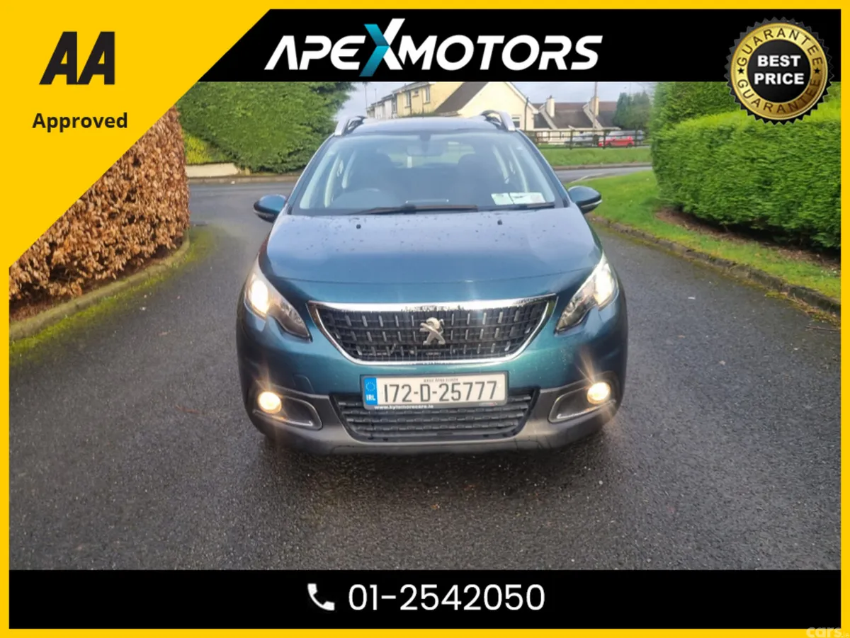 Peugeot 2008 SUV, Petrol, 2017, Green