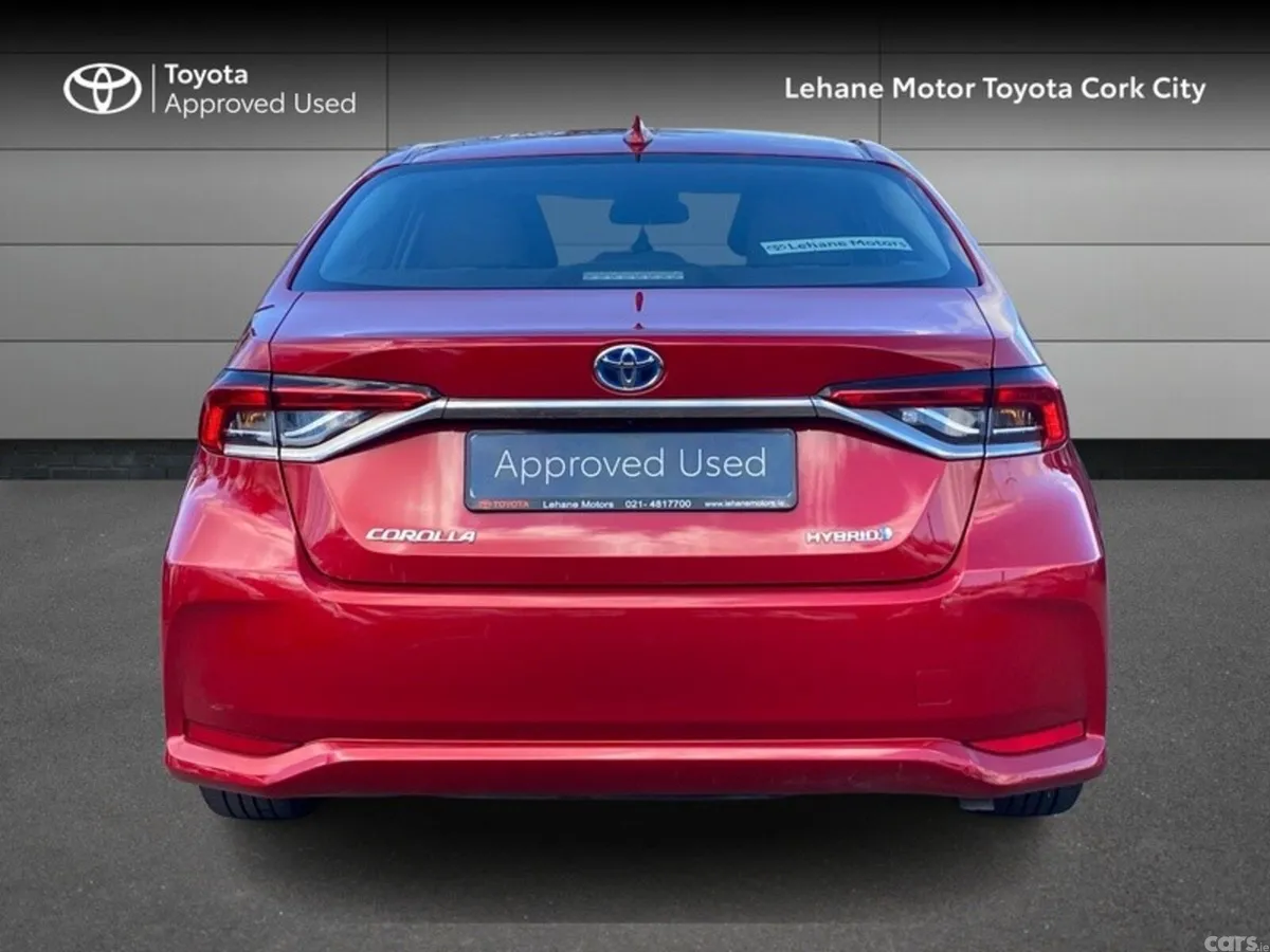 Toyota Corolla Saloon, Petrol Hybrid, 2024, Red