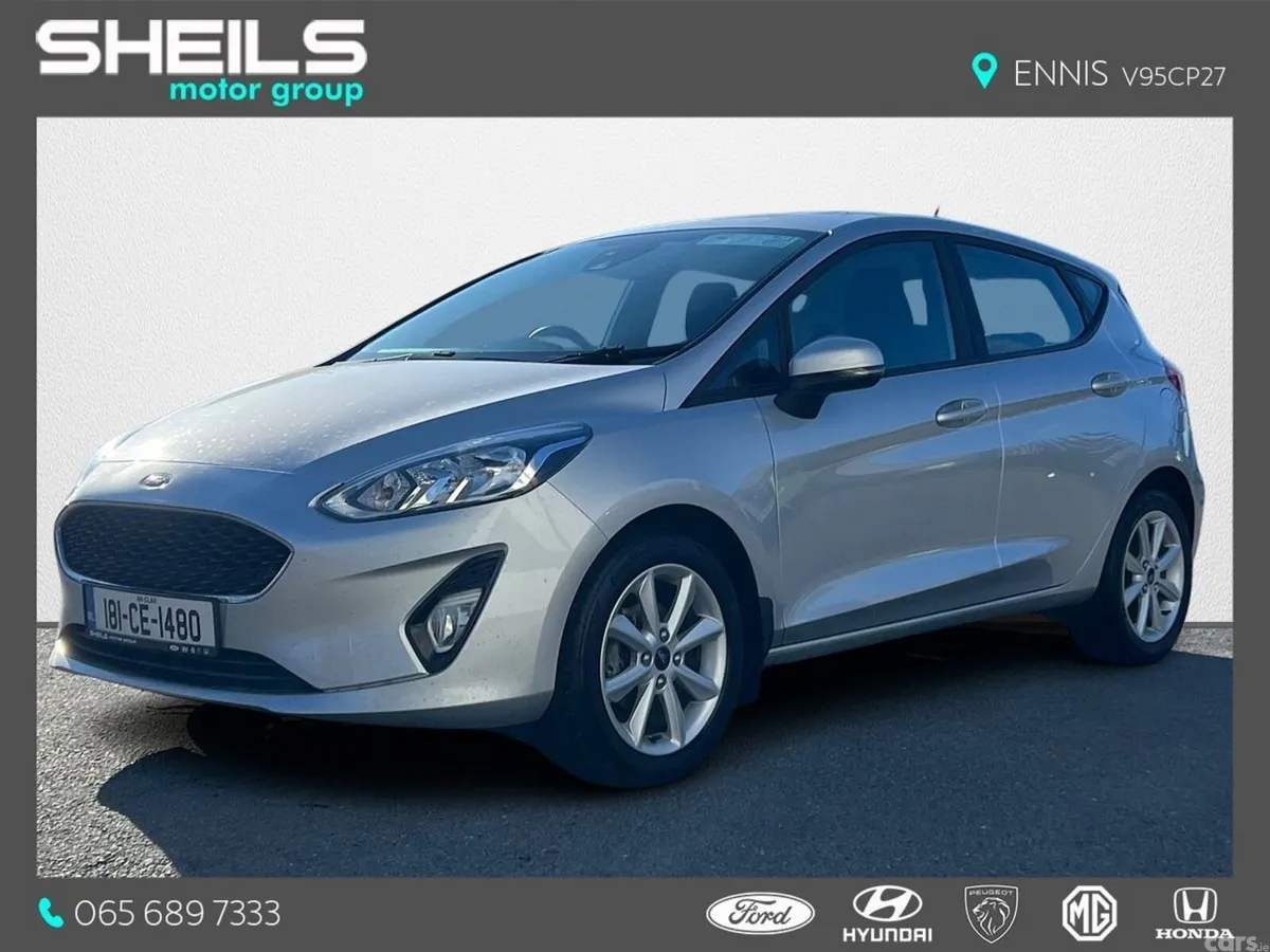 Ford Fiesta Hatchback, Petrol, 2018, Grey