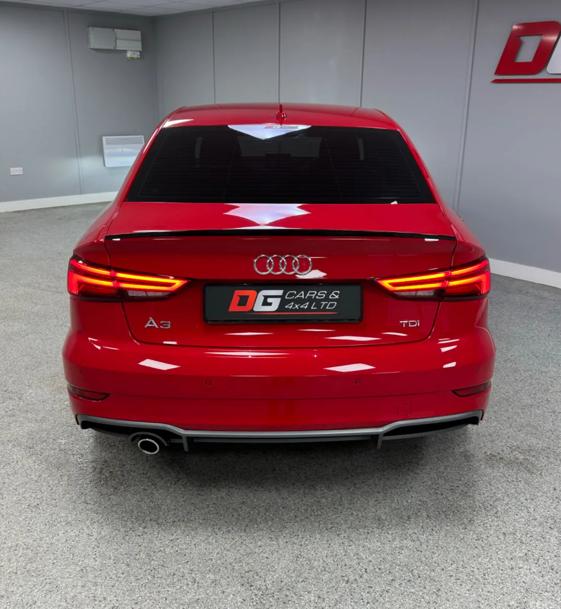 Audi A3 Saloon, Diesel, 2018, Red