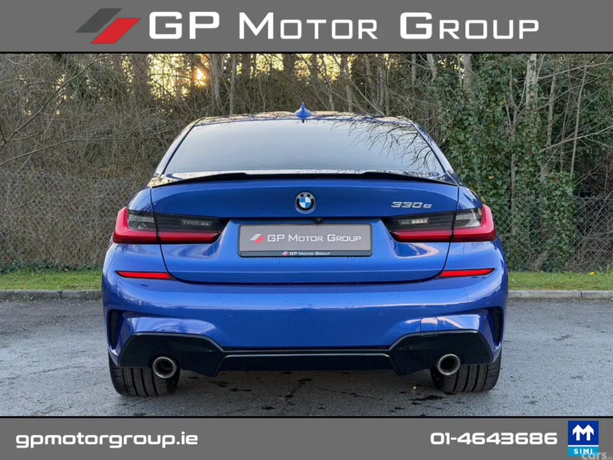 BMW 3-Series Saloon, Petrol Plug-in Hybrid, 2019, Blue