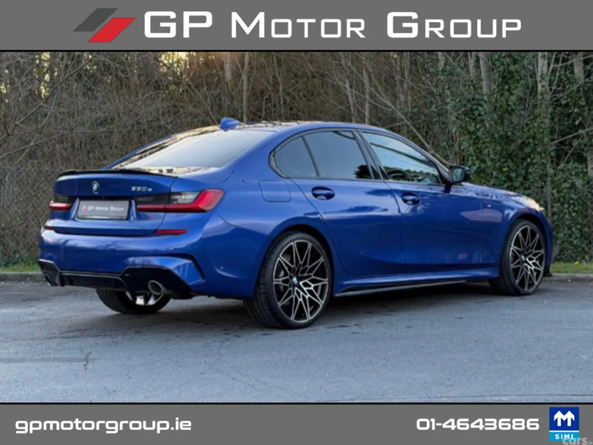 BMW 3-Series Saloon, Petrol Plug-in Hybrid, 2019, Blue