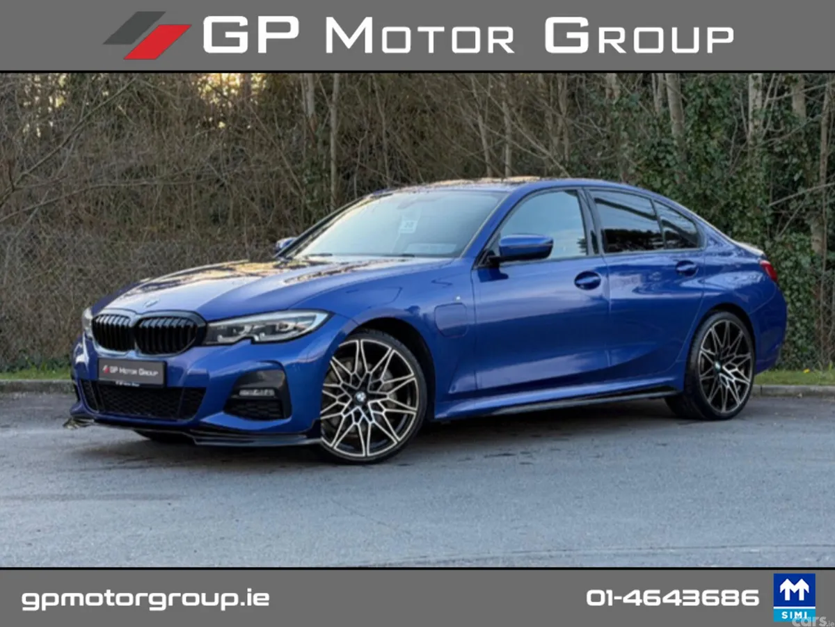 BMW 3-Series Saloon, Petrol Plug-in Hybrid, 2019, Blue